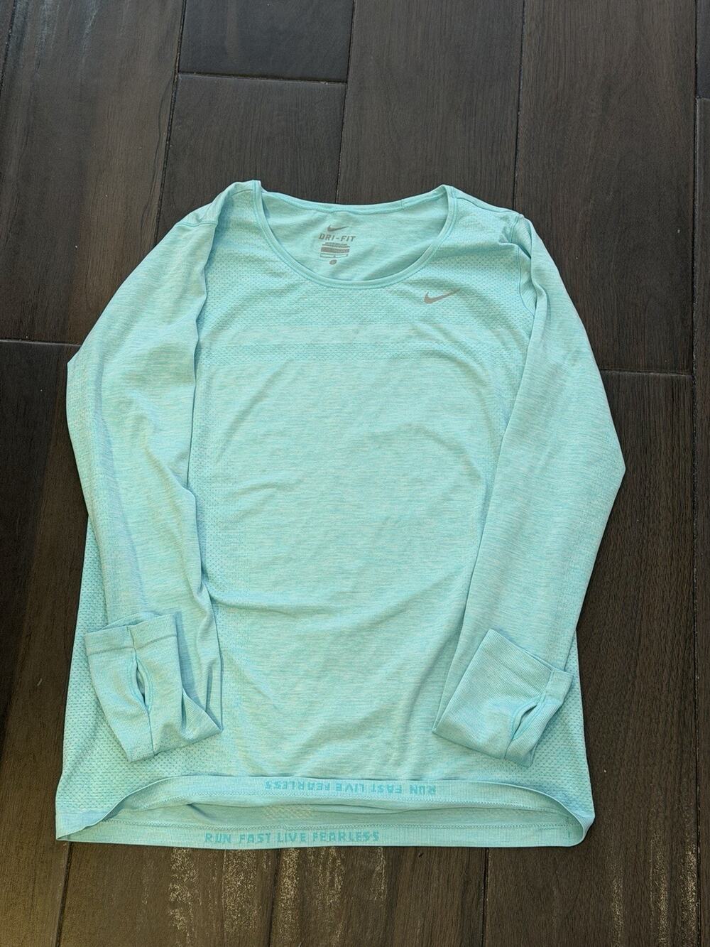 Nike Swift Women's Dri-FIT UV Long-Sleeve Crew-Neck Running Top Size Large